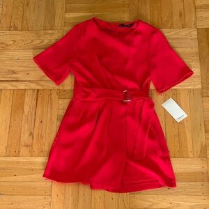 Red Zara romper dress